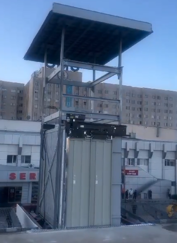 OMÜ SUVAM Helikopter Pisti Helipad Asansörü