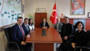 Omü Yapı İşleri ve Teknik Daire Başkanlığında Asaletini Alan Barış ALKUR’a Tebrik Ziyareti ..